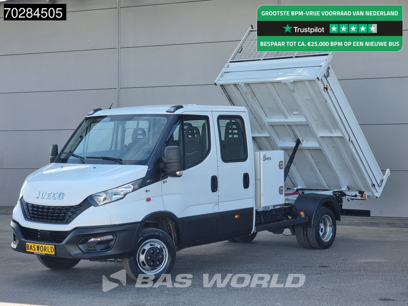 Iveco Daily 35C16 3.0L Kipper met Kist Dubbel Cabine Dubbellucht 3,5t Trekhaak Airco Cruise Euro6 Kieper Tipper Benne Airco Dubbel cabine Tr - Бордови бус: снимка 1 Iveco Daily 35C16 3.0L Kipper met Kist Dubbel Cabine Dubbellucht 3,5t Trekhaak Airco Cruise Euro6 Kieper Tipper Benne Airco Dubbel cabine Tr - Бордови бус: снимка 1