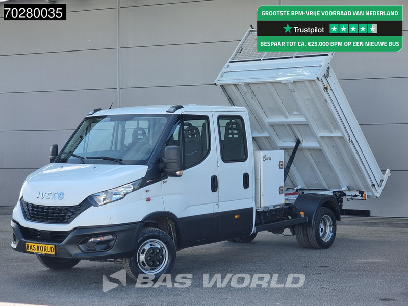 Iveco Daily 35C16 3.0L Kipper met Kist Dubbel Cabine Dubbellucht 3,5t Trekhaak Airco Cruise Euro6 Kieper Tipper Benne Airco Trekhaak Cruise - Бордови бус: снимка 1 Iveco Daily 35C16 3.0L Kipper met Kist Dubbel Cabine Dubbellucht 3,5t Trekhaak Airco Cruise Euro6 Kieper Tipper Benne Airco Trekhaak Cruise - Бордови бус: снимка 1