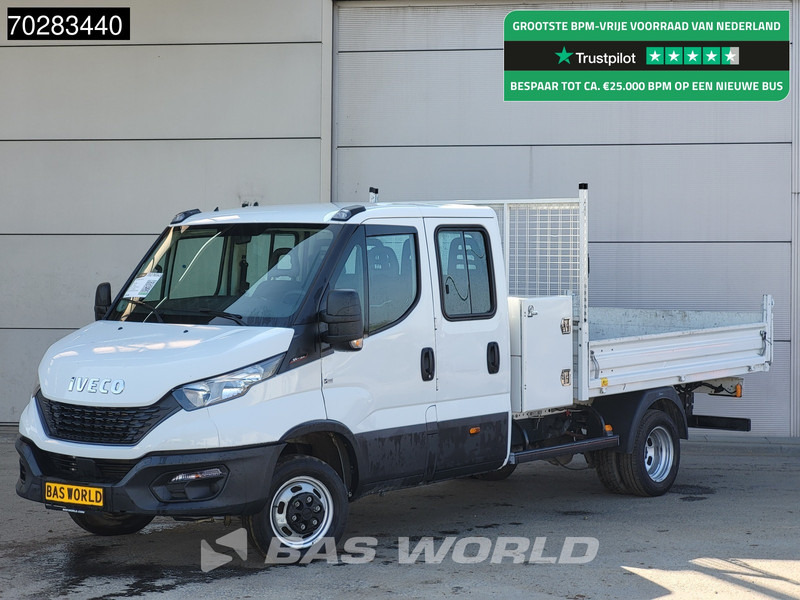 Iveco Daily 35C16 3.0L Open Laadbak Dubbel Cabine met Kist 3,5t trekhaak Pritsche Pickup Open Box Airco Dubbel cabine Trekhaak Cruise contro - Бордови бус: снимка 1 Iveco Daily 35C16 3.0L Open Laadbak Dubbel Cabine met Kist 3,5t trekhaak Pritsche Pickup Open Box Airco Dubbel cabine Trekhaak Cruise contro - Бордови бус: снимка 1
