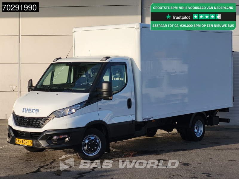 Iveco Daily 35C16 Laadklep Bakwagen Dubbellucht Airco 3,5t Trekgewicht Euro6 Meubelbak Koffer 19m3 Airco - Лекотоварен автомобил фургон: снимка 1 Iveco Daily 35C16 Laadklep Bakwagen Dubbellucht Airco 3,5t Trekgewicht Euro6 Meubelbak Koffer 19m3 Airco - Лекотоварен автомобил фургон: снимка 1
