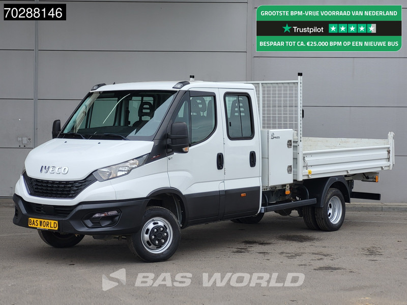 Iveco Daily 35C16 Open Laadbak met Kist Dubbel Cabine Dubbellucht 3,5t Trekhaak Navi Airco Cruise Camera Euro6 Pritsche Pickup Open Box 2m3 - Бордови бус: снимка 1 Iveco Daily 35C16 Open Laadbak met Kist Dubbel Cabine Dubbellucht 3,5t Trekhaak Navi Airco Cruise Camera Euro6 Pritsche Pickup Open Box 2m3 - Бордови бус: снимка 1
