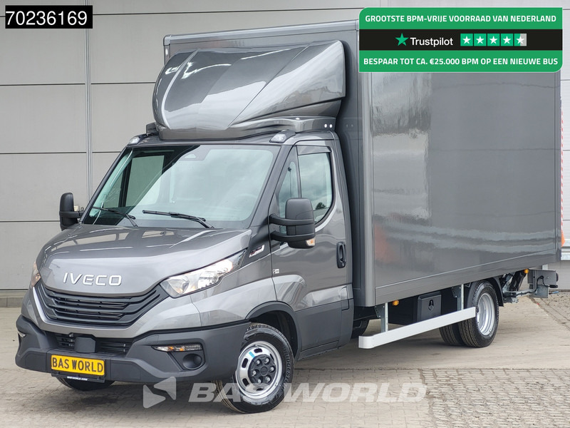 Iveco Daily 35C18 2025 MODEL Automaat 1000kg Laadklep ACC Navi Airco Zijdeur Bakwagen Meubelbak Koffer 21m3 Airco - Лекотоварен автомобил фургон: снимка 1 Iveco Daily 35C18 2025 MODEL Automaat 1000kg Laadklep ACC Navi Airco Zijdeur Bakwagen Meubelbak Koffer 21m3 Airco - Лекотоварен автомобил фургон: снимка 1