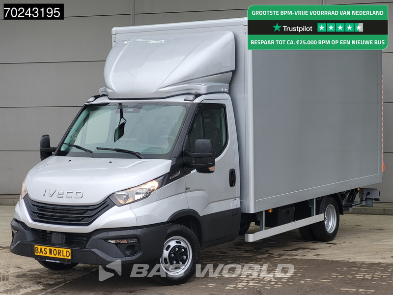 Iveco Daily 35C18 2025 MODEL Automaat 1000kg Laadklep ACC Navi Airco Zijdeur Bakwagen Meubelbak Koffer 21m3 Airco - Лекотоварен автомобил фургон: снимка 1 Iveco Daily 35C18 2025 MODEL Automaat 1000kg Laadklep ACC Navi Airco Zijdeur Bakwagen Meubelbak Koffer 21m3 Airco - Лекотоварен автомобил фургон: снимка 1