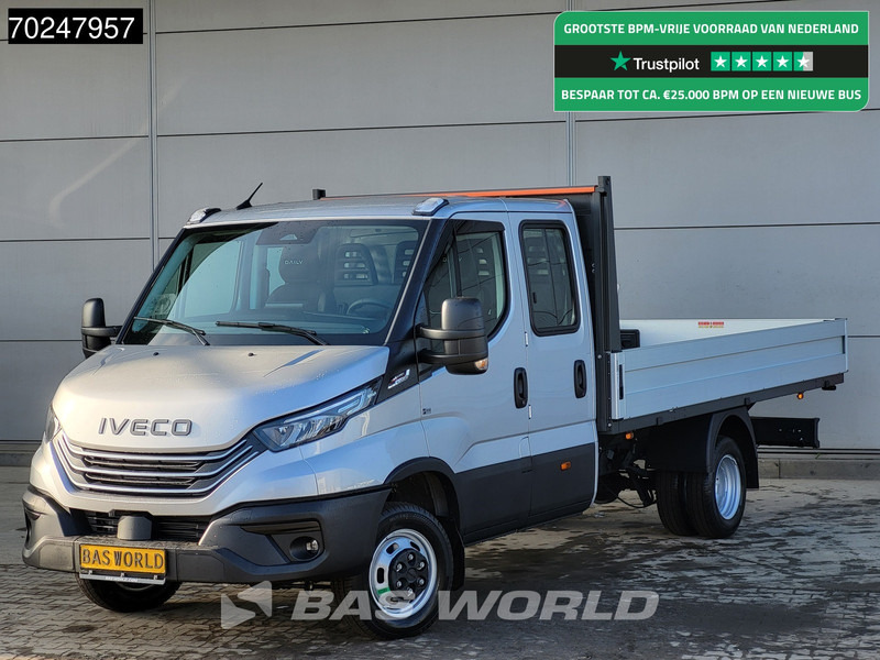 Iveco Daily 35C18 3.0 180PK Nwe model 2025 Dubbel Cabine Open laadbak Navi ACC LED 3,5T Trekvermogen Pritsche Pickup Airco Dubbel cabine - Бордови бус: снимка 1 Iveco Daily 35C18 3.0 180PK Nwe model 2025 Dubbel Cabine Open laadbak Navi ACC LED 3,5T Trekvermogen Pritsche Pickup Airco Dubbel cabine - Бордови бус: снимка 1