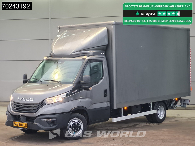 Iveco Daily 35C18 3.0L Automaat 180PK 1000KG Laadklep Zijdeur 2025-Model Bakwagen Dubbellucht ACC LED Navi Airco D'Hollandia 3,5t Trekgewich - Лекотоварен автомобил фургон: снимка 1 Iveco Daily 35C18 3.0L Automaat 180PK 1000KG Laadklep Zijdeur 2025-Model Bakwagen Dubbellucht ACC LED Navi Airco D'Hollandia 3,5t Trekgewich - Лекотоварен автомобил фургон: снимка 1