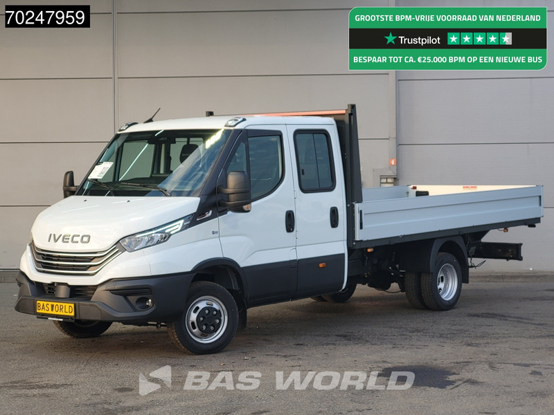 Iveco Daily 35C18 3.0L Automaat 180PK Dubbel Cabine Open Laadbak 2025-Model Dubbellucht 3,5t Trekvermogen ACC LED Navi Euro6 Pritsche Pickup - Бордови бус: снимка 1 Iveco Daily 35C18 3.0L Automaat 180PK Dubbel Cabine Open Laadbak 2025-Model Dubbellucht 3,5t Trekvermogen ACC LED Navi Euro6 Pritsche Pickup - Бордови бус: снимка 1