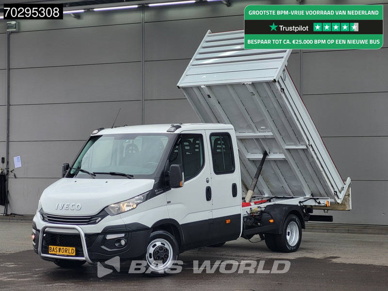 Iveco Daily 35C18 3.0L Automaat Kipper Dubbellucht 3,5t Trekhaak 180PK Airco Cruise Euro6 Kieper Tipper Benne 2m3 Airco Trekhaak Cruise cont - Бус самосвал: снимка 1 Iveco Daily 35C18 3.0L Automaat Kipper Dubbellucht 3,5t Trekhaak 180PK Airco Cruise Euro6 Kieper Tipper Benne 2m3 Airco Trekhaak Cruise cont - Бус самосвал: снимка 1