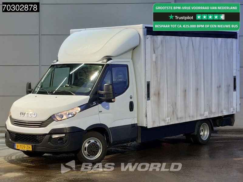 Iveco Daily 35C18 3.0L Automaat Laadklep 3,5t Trekhaak Luchtvering Dubbellucht Schuifzeilen 180PK Bakwagen Airco Cruise D'Hollandia APK 05-2 - Лекотоварен автомобил фургон: снимка 1 Iveco Daily 35C18 3.0L Automaat Laadklep 3,5t Trekhaak Luchtvering Dubbellucht Schuifzeilen 180PK Bakwagen Airco Cruise D'Hollandia APK 05-2 - Лекотоварен автомобил фургон: снимка 1