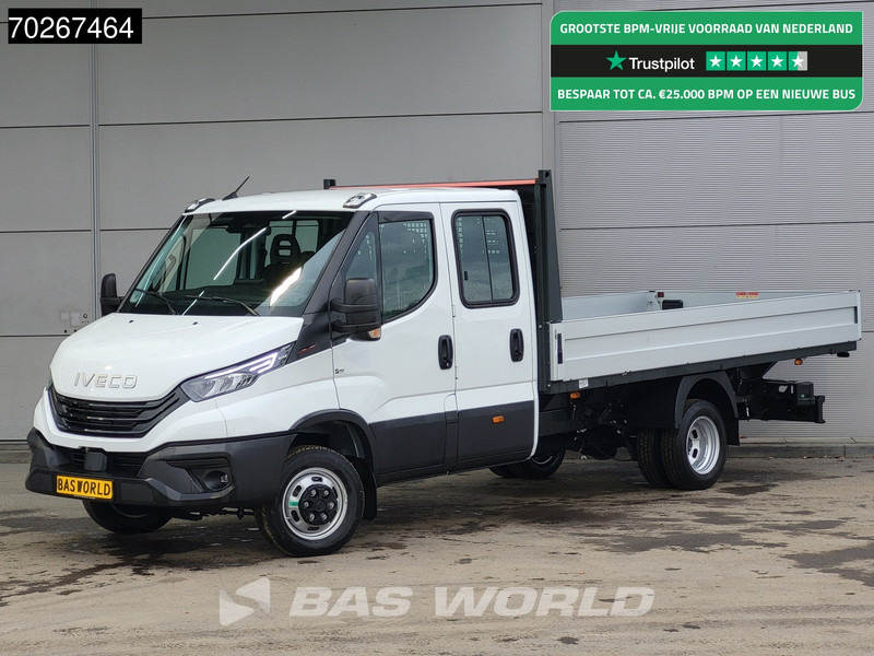 Iveco Daily 35C18 3.0L Open Laadbak 180PK Navi Airco Cruise Camera Parkeersensoren 3,5t Trekgewicht Euro6 Pritsche Pickup Open Box Airco Cru - Бордови бус: снимка 1 Iveco Daily 35C18 3.0L Open Laadbak 180PK Navi Airco Cruise Camera Parkeersensoren 3,5t Trekgewicht Euro6 Pritsche Pickup Open Box Airco Cru - Бордови бус: снимка 1