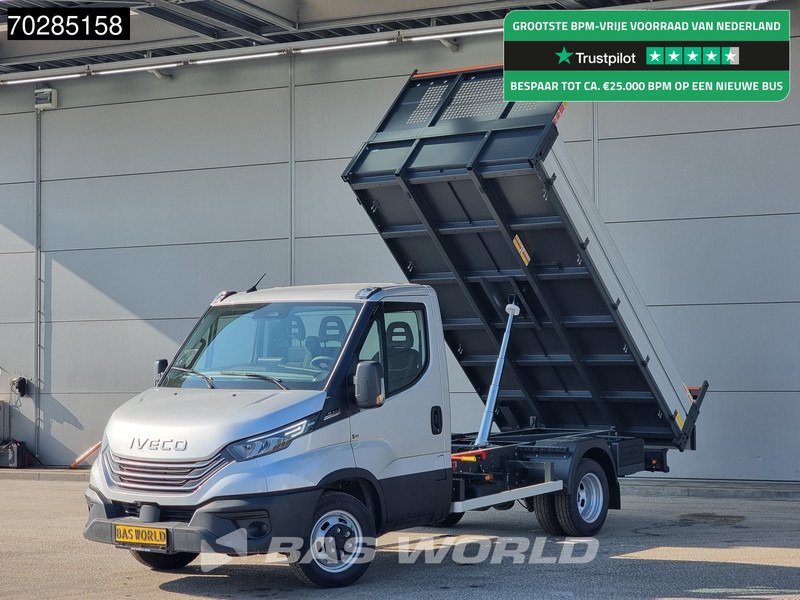 Iveco Daily 35C21 3.0L 210PK Automaat Open Laadbak 2025 ACC Airco CarPlay Pritsche Pickup Open Box Airco - Бордови бус: снимка 1 Iveco Daily 35C21 3.0L 210PK Automaat Open Laadbak 2025 ACC Airco CarPlay Pritsche Pickup Open Box Airco - Бордови бус: снимка 1