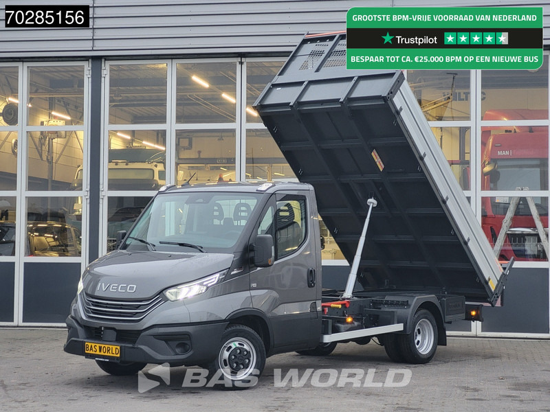 Iveco Daily 35C21 3.0L 210PK Automaat Open Laadbak 2025 model ACC Airco CarPlay Pritsche Pickup Open Box Airco - Бордови бус: снимка 1 Iveco Daily 35C21 3.0L 210PK Automaat Open Laadbak 2025 model ACC Airco CarPlay Pritsche Pickup Open Box Airco - Бордови бус: снимка 1
