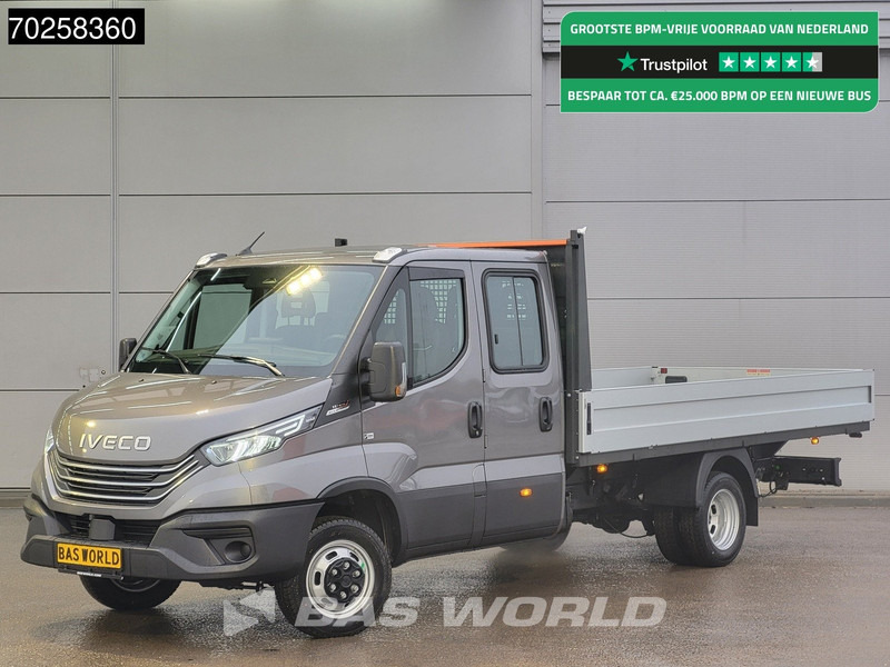 Iveco Daily 35C21 3.0L Automaat 210PK 2025-Model Open laadbak Dubbel Cabine Dubbellucht CarPlay ACC LED 3,5T Trekvermogen Euro6 Pritsche Pic - Бордови бус: снимка 1 Iveco Daily 35C21 3.0L Automaat 210PK 2025-Model Open laadbak Dubbel Cabine Dubbellucht CarPlay ACC LED 3,5T Trekvermogen Euro6 Pritsche Pic - Бордови бус: снимка 1