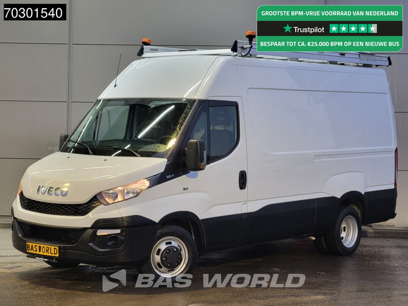 Iveco Daily 35C21 3.0L Dubbellucht 3,5t Trekhaak 210PK L2H2 Airco Cruise Camera Imperiaal Werkplaatsinrichting Euro6 L2 Airco Trekhaak Cruis - Товарен бус: снимка 1 Iveco Daily 35C21 3.0L Dubbellucht 3,5t Trekhaak 210PK L2H2 Airco Cruise Camera Imperiaal Werkplaatsinrichting Euro6 L2 Airco Trekhaak Cruis - Товарен бус: снимка 1