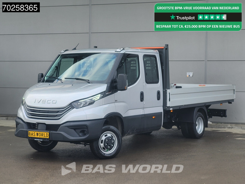 Iveco Daily 35C21 Automaat 2025model Open laadbak Dubbel Cabine CarPlay ACC LED 3,5T Trekvermogen Pritsche Pickup Airco Dubbel cabine - Бордови бус: снимка 1 Iveco Daily 35C21 Automaat 2025model Open laadbak Dubbel Cabine CarPlay ACC LED 3,5T Trekvermogen Pritsche Pickup Airco Dubbel cabine - Бордови бус: снимка 1