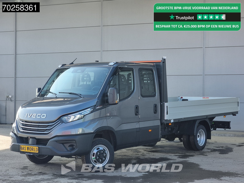 Iveco Daily 35C21 Automaat 2025model Open laadbak Dubbel Cabine CarPlay ACC LED 3,5T Trekvermogen Pritsche Pickup Airco Dubbel cabine - Бордови бус: снимка 1 Iveco Daily 35C21 Automaat 2025model Open laadbak Dubbel Cabine CarPlay ACC LED 3,5T Trekvermogen Pritsche Pickup Airco Dubbel cabine - Бордови бус: снимка 1