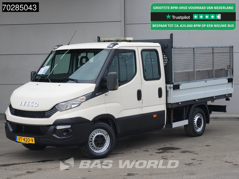Iveco Daily 35S11 Open Laadbak met Kist Dubbel Cabine 3,5t Trekhaak Airco Pickup Pritsche Open Box Airco Trekhaak - Бордови бус: снимка 1 Iveco Daily 35S11 Open Laadbak met Kist Dubbel Cabine 3,5t Trekhaak Airco Pickup Pritsche Open Box Airco Trekhaak - Бордови бус: снимка 1