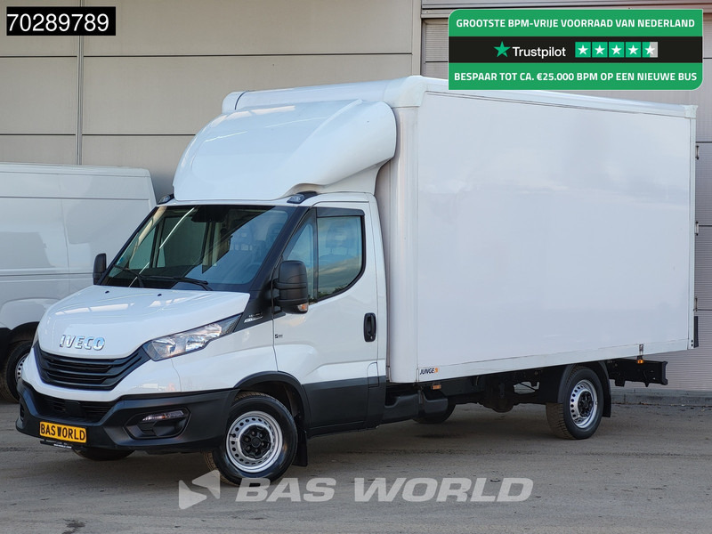 Iveco Daily 35S16 Automaat Bakwagen Achterdeuren 160PK Airco Camera Euro6 Meubelbak Koffer 21m3 Airco - Лекотоварен автомобил фургон: снимка 1 Iveco Daily 35S16 Automaat Bakwagen Achterdeuren 160PK Airco Camera Euro6 Meubelbak Koffer 21m3 Airco - Лекотоварен автомобил фургон: снимка 1