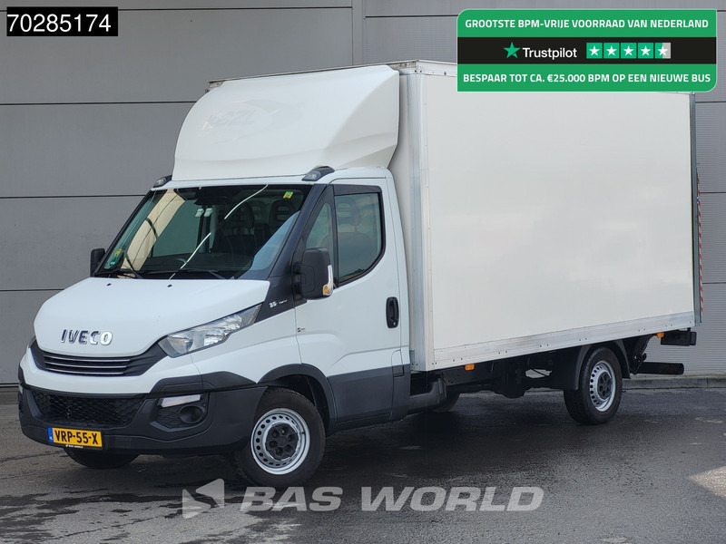 Iveco Daily 35S16 Automaat Laadklep Bakwagen 160PK Airco Cruise Euro6 Meubelbak Koffer 19m3 Airco Cruise control - Лекотоварен автомобил фургон: снимка 1 Iveco Daily 35S16 Automaat Laadklep Bakwagen 160PK Airco Cruise Euro6 Meubelbak Koffer 19m3 Airco Cruise control - Лекотоварен автомобил фургон: снимка 1