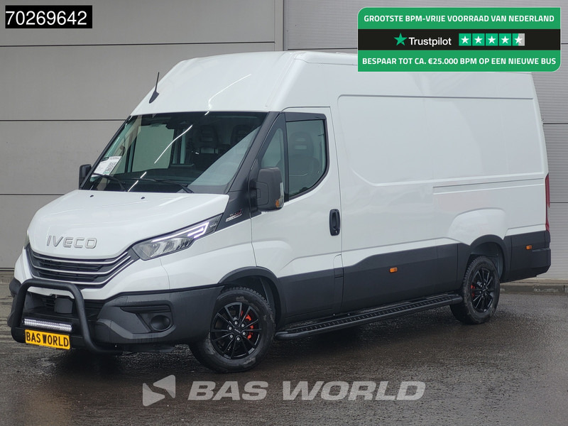 Iveco Daily 35S21 3.0L Automaat Black Edition 2025 model L2H2 Trekhaak Tacho ACC LED CarPlay Velgen Camera 12m3 Airco Trekhaak - Товарен бус: снимка 1 Iveco Daily 35S21 3.0L Automaat Black Edition 2025 model L2H2 Trekhaak Tacho ACC LED CarPlay Velgen Camera 12m3 Airco Trekhaak - Товарен бус: снимка 1
