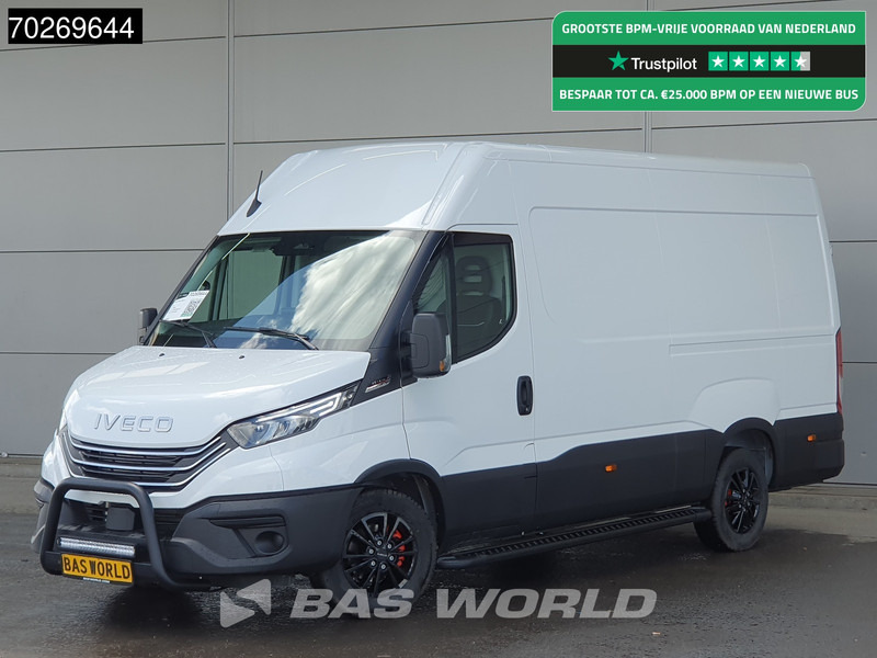 Iveco Daily 35S21 3.0L Automaat Black Edition 2025 model L2H2 Trekhaak Tacho ACC LED CarPlay Velgen Camera 12m3 Airco Trekhaak - Товарен бус: снимка 1 Iveco Daily 35S21 3.0L Automaat Black Edition 2025 model L2H2 Trekhaak Tacho ACC LED CarPlay Velgen Camera 12m3 Airco Trekhaak - Товарен бус: снимка 1