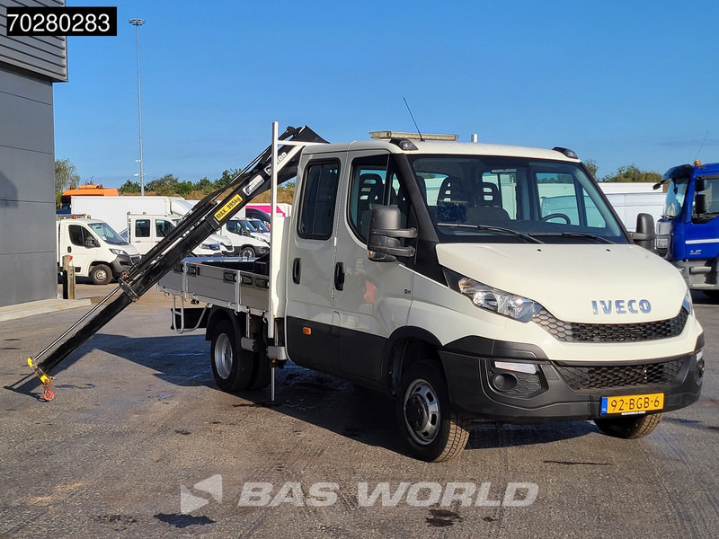 Iveco Daily 50C17 3,0L Automaat 170PK HIAB 017T-2 DC Open laadbak Dubbellucht Airco Euro6 Pickup Crane Kraanwagen Kranwagen Pritsche Airco D - Бордови бус: снимка 3 Iveco Daily 50C17 3,0L Automaat 170PK HIAB 017T-2 DC Open laadbak Dubbellucht Airco Euro6 Pickup Crane Kraanwagen Kranwagen Pritsche Airco D - Бордови бус: снимка 3