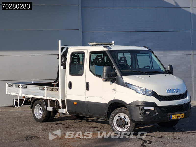 Iveco Daily 50C17 3,0L Automaat HIAB 017T-2 DC Open laadbak Kraan Dubbellucht Airco Euro6 Pickup Crane Kraanwagen Pritsche Airco Dubbel cabi - Бордови бус: снимка 5 Iveco Daily 50C17 3,0L Automaat HIAB 017T-2 DC Open laadbak Kraan Dubbellucht Airco Euro6 Pickup Crane Kraanwagen Pritsche Airco Dubbel cabi - Бордови бус: снимка 5