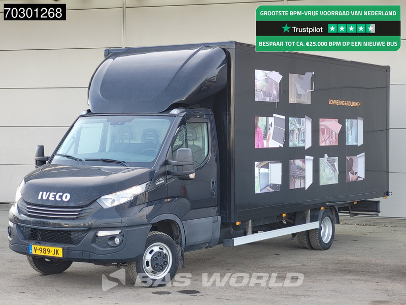 Iveco Daily 50C18 3.0L Automaat XXL 570cm Lang Bakwagen Airco Cruise Euro6 Meubelbak Koffer Airco Cruise control - Лекотоварен автомобил фургон: снимка 1 Iveco Daily 50C18 3.0L Automaat XXL 570cm Lang Bakwagen Airco Cruise Euro6 Meubelbak Koffer Airco Cruise control - Лекотоварен автомобил фургон: снимка 1
