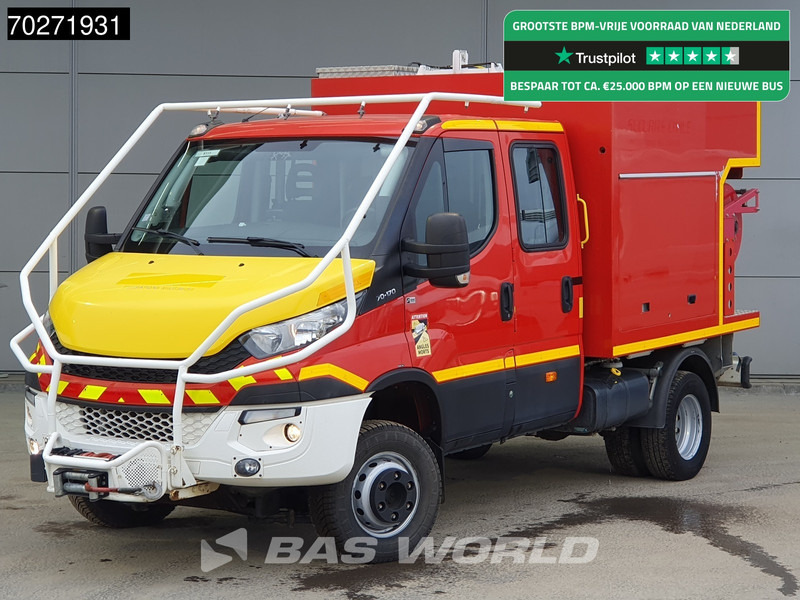 Iveco Daily 70C17 4x4 Achleitner Firetruck Brandweerwagen AWD Allrad Camper 1200liter Airco Dubbel cabine Trekhaak Cruise control - Линейка: снимка 1 Iveco Daily 70C17 4x4 Achleitner Firetruck Brandweerwagen AWD Allrad Camper 1200liter Airco Dubbel cabine Trekhaak Cruise control - Линейка: снимка 1
