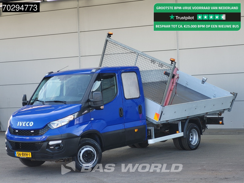 Iveco Daily 70C17 Drie-Zijdige 3.0L Kipper 7-tons Kraan Dubbellucht 170PK 3,5t Trekhaak Airco Tipper Benne Kieper Kraanwagen Crane Kranwagen - Бус самосвал: снимка 1 Iveco Daily 70C17 Drie-Zijdige 3.0L Kipper 7-tons Kraan Dubbellucht 170PK 3,5t Trekhaak Airco Tipper Benne Kieper Kraanwagen Crane Kranwagen - Бус самосвал: снимка 1