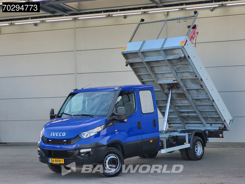 Iveco Daily 70C17 Drie-Zijdige 3.0L Kipper 7-tons Kraan Dubbellucht 170PK 3,5t Trekhaak Airco Tipper Benne Kieper Kraanwagen Crane Kranwagen - Бус самосвал: снимка 3 Iveco Daily 70C17 Drie-Zijdige 3.0L Kipper 7-tons Kraan Dubbellucht 170PK 3,5t Trekhaak Airco Tipper Benne Kieper Kraanwagen Crane Kranwagen - Бус самосвал: снимка 3