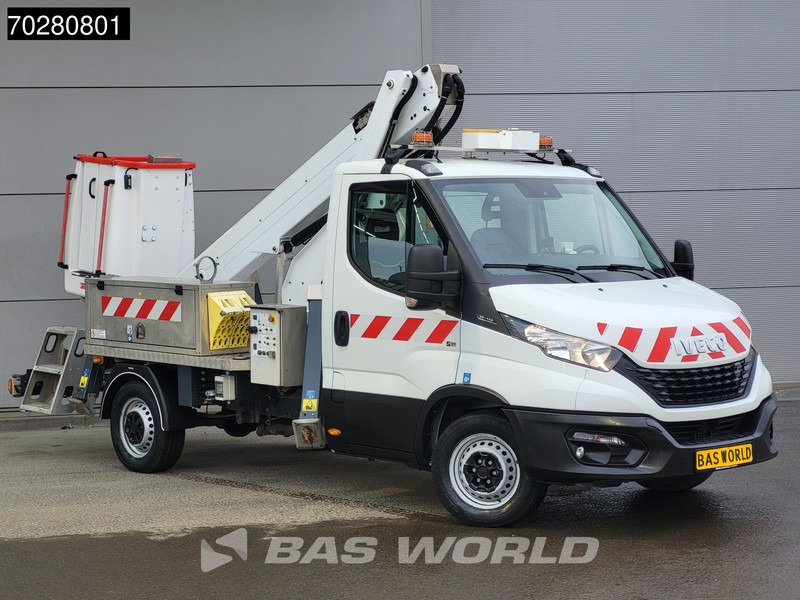 Iveco Daily 35S14 Hoogwerker 14meter werkhoogte 4xGestempeld 292 Arbeidsuren Airco Cruise Euro6 Hubarbeitsbühne France Elevateur 1Personen A - Лекотоварен автомобил: снимка 3 Iveco Daily 35S14 Hoogwerker 14meter werkhoogte 4xGestempeld 292 Arbeidsuren Airco Cruise Euro6 Hubarbeitsbühne France Elevateur 1Personen A - Лекотоварен автомобил: снимка 3