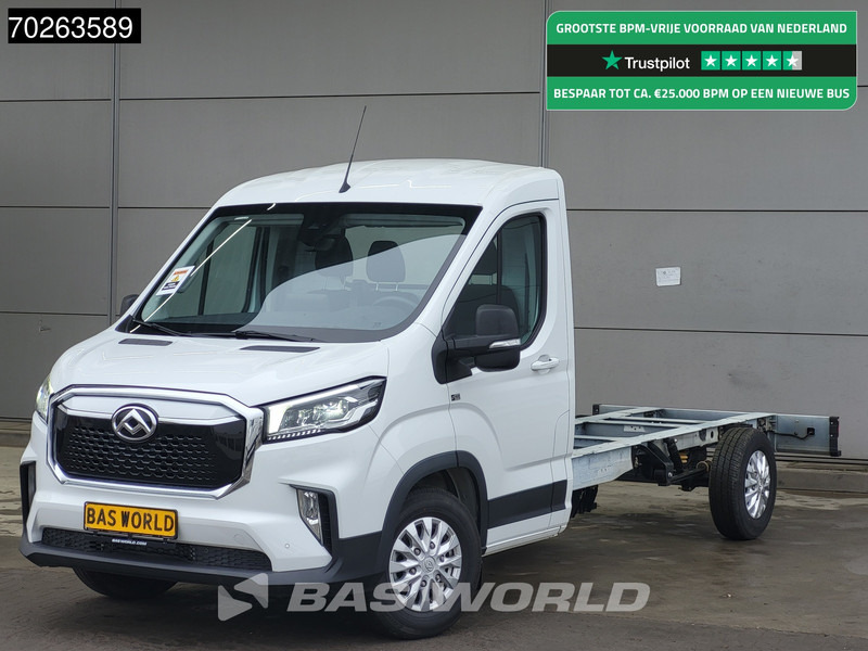 Maxus eDeliver 9 204PK 65kWh Elektrisch 140km WLTP Automaat Chassis Cabine L4 400cm WB Fahrgestell Airco - Лекотоварен автомобил, Електрически бус: снимка 1 Maxus eDeliver 9 204PK 65kWh Elektrisch 140km WLTP Automaat Chassis Cabine L4 400cm WB Fahrgestell Airco - Лекотоварен автомобил, Електрически бус: снимка 1