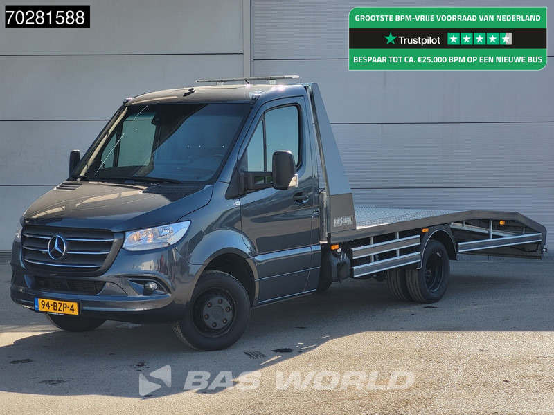 Mercedes-Benz Sprinter 519 3.0L V6 Autotransporter Oprijwagen Lier Trekhaak Navi Airco Cruise MBUX Euro6 Cartransporter Airco Trekhaak Cruise control - Лекотоварен автомобил: снимка 1 Mercedes-Benz Sprinter 519 3.0L V6 Autotransporter Oprijwagen Lier Trekhaak Navi Airco Cruise MBUX Euro6 Cartransporter Airco Trekhaak Cruise control - Лекотоварен автомобил: снимка 1