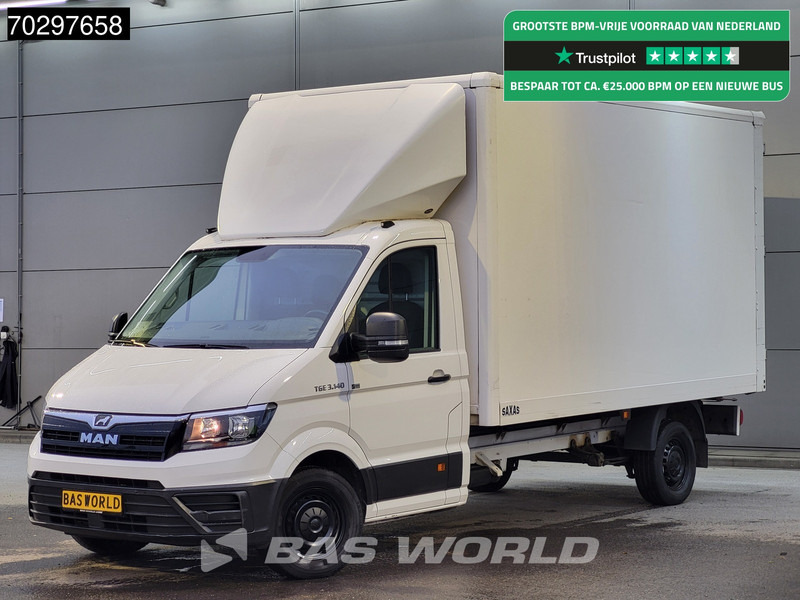 MAN TGE 3.140 Bakwagen Achterdeuren Airco Cruise Camera Euro6 Meubelbak Koffer Airco Cruise control - Лекотоварен автомобил фургон: снимка 1 MAN TGE 3.140 Bakwagen Achterdeuren Airco Cruise Camera Euro6 Meubelbak Koffer Airco Cruise control - Лекотоварен автомобил фургон: снимка 1
