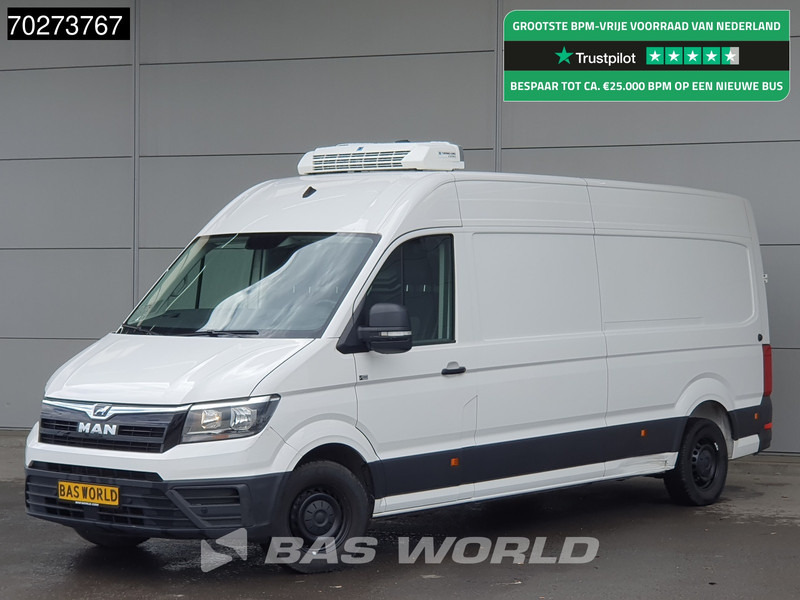 MAN TGE 3.140 Koelwagen Automaat Thermo King V-200 MAX L4H3 Airco Camera Parkeersensoren L3H2 Euro6 Koel Koeler Kühl Kühler Kühlwagen 12m3 Air - Хладилен бус: снимка 1 MAN TGE 3.140 Koelwagen Automaat Thermo King V-200 MAX L4H3 Airco Camera Parkeersensoren L3H2 Euro6 Koel Koeler Kühl Kühler Kühlwagen 12m3 Air - Хладилен бус: снимка 1