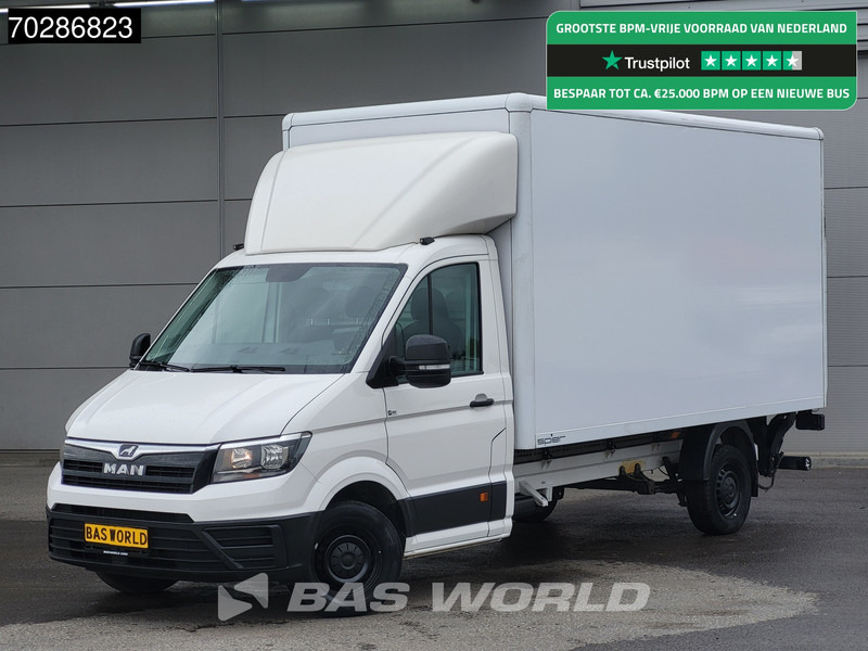 MAN TGE 3.140 Laadklep Automaat Airco Cruise Camera Euro6 Meubelbak Koffer 20m3 Airco Cruise control - Лекотоварен автомобил фургон: снимка 1 MAN TGE 3.140 Laadklep Automaat Airco Cruise Camera Euro6 Meubelbak Koffer 20m3 Airco Cruise control - Лекотоварен автомобил фургон: снимка 1