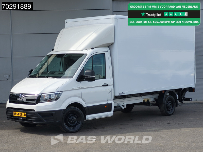 MAN TGE 3.140 Laadklep Automaat Bakwagen Airco Cruise Camera Euro6 Meubelbak Koffer 20m3 Airco Cruise control - Лекотоварен автомобил фургон: снимка 1 MAN TGE 3.140 Laadklep Automaat Bakwagen Airco Cruise Camera Euro6 Meubelbak Koffer 20m3 Airco Cruise control - Лекотоварен автомобил фургон: снимка 1