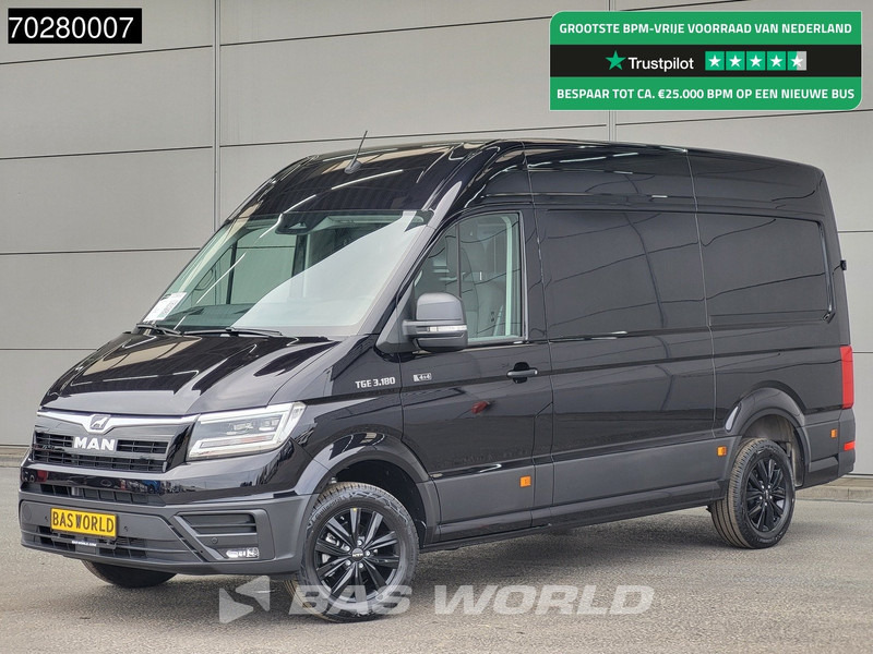 MAN TGE 3.180 4x4 Automaat 2025 Facelift L3H3 LED ACC Navi Airco Cruise Camera Parkeersensoren L2H2 Allrad 4WD 12m3 Airco - Товарен бус: снимка 1 MAN TGE 3.180 4x4 Automaat 2025 Facelift L3H3 LED ACC Navi Airco Cruise Camera Parkeersensoren L2H2 Allrad 4WD 12m3 Airco - Товарен бус: снимка 1