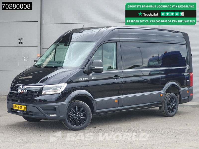 MAN TGE 3.180 4x4 Automaat 2025 Facelift L3H3 LED ACC Navi Airco Cruise Camera Parkeersensoren L2H2 Allrad 4WD 12m3 Airco - Товарен бус: снимка 1 MAN TGE 3.180 4x4 Automaat 2025 Facelift L3H3 LED ACC Navi Airco Cruise Camera Parkeersensoren L2H2 Allrad 4WD 12m3 Airco - Товарен бус: снимка 1
