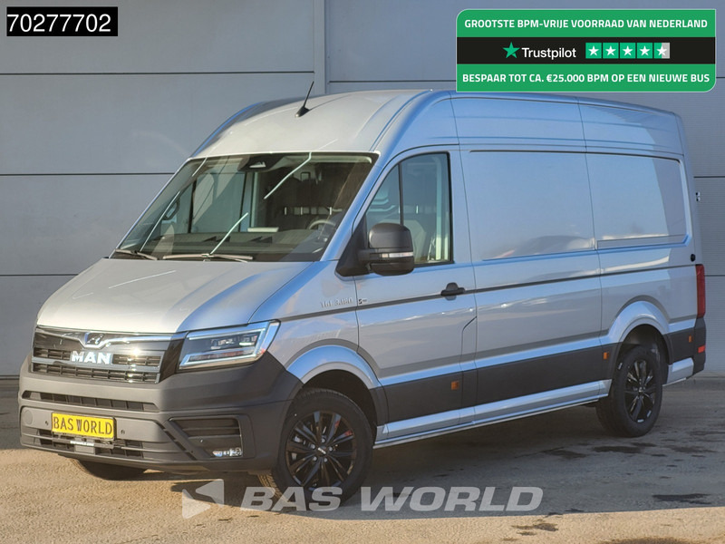 MAN TGE 3.180 Automaat 180PK L3H3 LED Airco Cruise Trekhaak Camera Parkeersensoren L2H2 11m3 Airco Trekhaak - Товарен бус: снимка 1 MAN TGE 3.180 Automaat 180PK L3H3 LED Airco Cruise Trekhaak Camera Parkeersensoren L2H2 11m3 Airco Trekhaak - Товарен бус: снимка 1