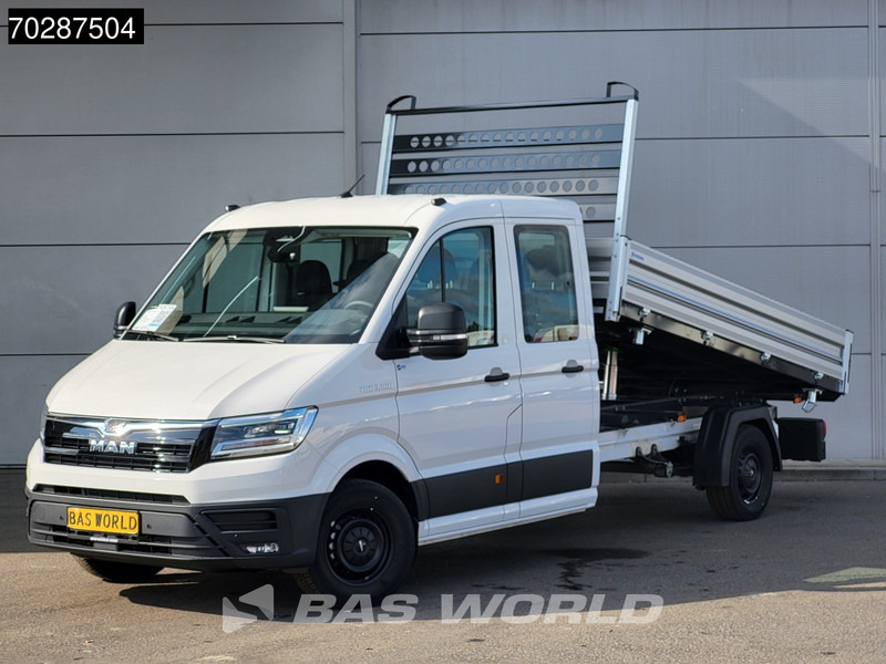 MAN TGE 3.180 Drie-Zijdige Automaat Kipper 2025-Facelift 180PK Trekhaak LED Airco Cruise Navi Euro6 Kipper Tipper Benne Kieper 3m3 Airco Trekh - Бус самосвал: снимка 3 MAN TGE 3.180 Drie-Zijdige Automaat Kipper 2025-Facelift 180PK Trekhaak LED Airco Cruise Navi Euro6 Kipper Tipper Benne Kieper 3m3 Airco Trekh - Бус самосвал: снимка 3