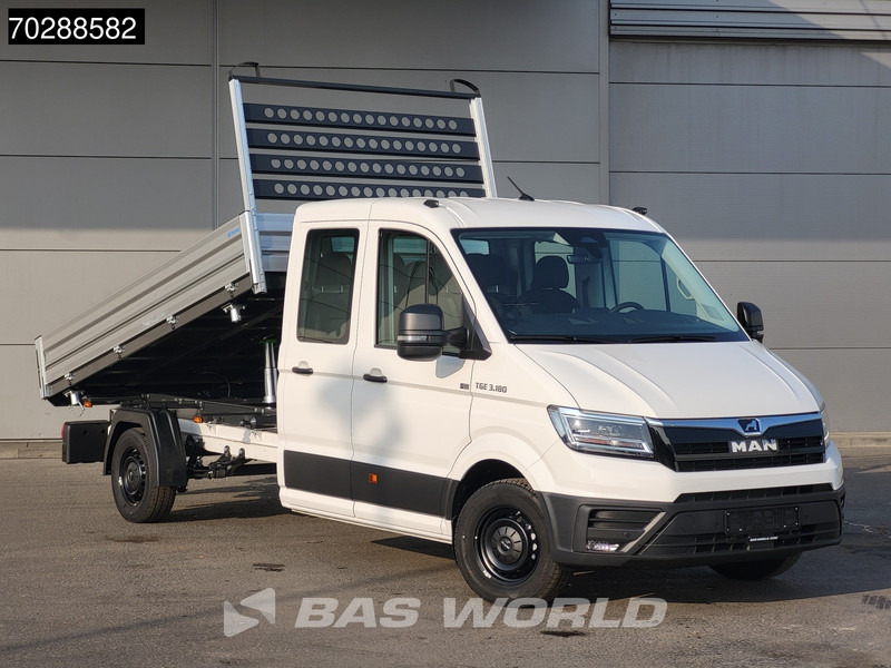 MAN TGE 3.180 Driezijdige Kipper Automaat Dubbel Cabine 2025 Facelift 180PK Trekhaak LED Navi ACC Airco Cruise Euro6 Kipper Tippe Benne Kieper - Бус самосвал: снимка 2 MAN TGE 3.180 Driezijdige Kipper Automaat Dubbel Cabine 2025 Facelift 180PK Trekhaak LED Navi ACC Airco Cruise Euro6 Kipper Tippe Benne Kieper - Бус самосвал: снимка 2