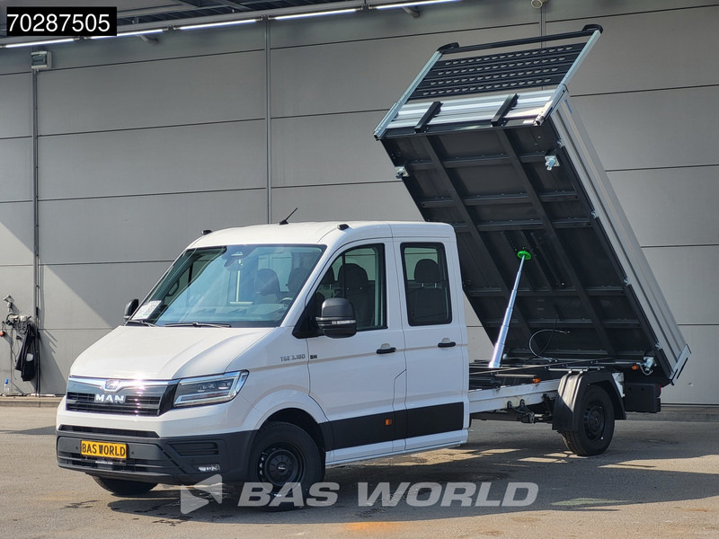MAN TGE 3.180 Driezijdige Kipper Automaat Dubbel Cabine 2025 Facelift 180PK Trekhaak LED Navi ACC Airco Cruise Euro6 Kipper Tippe Benne Kieper - Бус самосвал: снимка 5 MAN TGE 3.180 Driezijdige Kipper Automaat Dubbel Cabine 2025 Facelift 180PK Trekhaak LED Navi ACC Airco Cruise Euro6 Kipper Tippe Benne Kieper - Бус самосвал: снимка 5