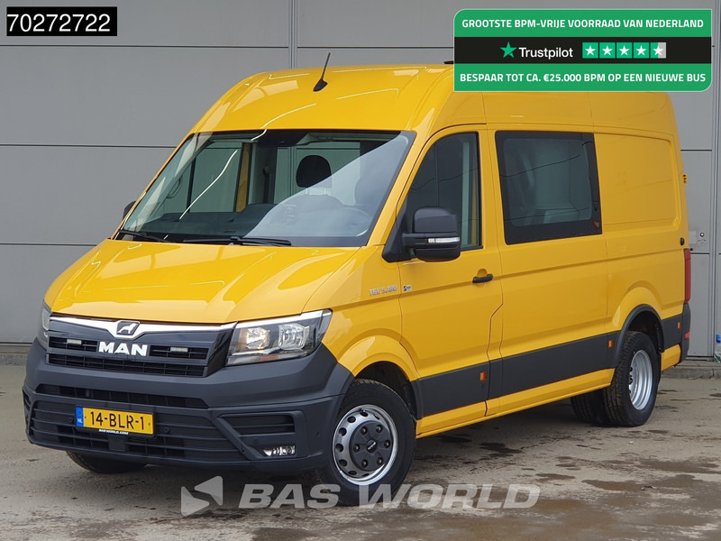 MAN TGE 5.180 Automaat Dubbel Cabine Dubbellucht Werkplaatsinrichting Trekhaak Omvormer Camera Parkeersensoren Airco Cruise L2H2 8m3 Airco Dub - Товарен бус: снимка 1 MAN TGE 5.180 Automaat Dubbel Cabine Dubbellucht Werkplaatsinrichting Trekhaak Omvormer Camera Parkeersensoren Airco Cruise L2H2 8m3 Airco Dub - Товарен бус: снимка 1