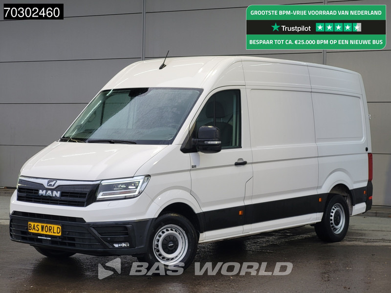MAN eTGE 3.140 Elektrisch 115km WLTP 35,8kWh LED Navi Airco Cruise Camera Parkeersensoren v+a Airco Cruise control - Товарен бус, Електрически бус: снимка 1 MAN eTGE 3.140 Elektrisch 115km WLTP 35,8kWh LED Navi Airco Cruise Camera Parkeersensoren v+a Airco Cruise control - Товарен бус, Електрически бус: снимка 1