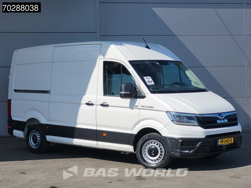 MAN eTGE 3.140 Elektrisch 115km WLTP 36kWh L3H3 LED Navi Airco Cruise Camera Parkeersensoren L2H2 12m3 Airco Cruise control - Товарен бус, Електрически бус: снимка 3 MAN eTGE 3.140 Elektrisch 115km WLTP 36kWh L3H3 LED Navi Airco Cruise Camera Parkeersensoren L2H2 12m3 Airco Cruise control - Товарен бус, Електрически бус: снимка 3