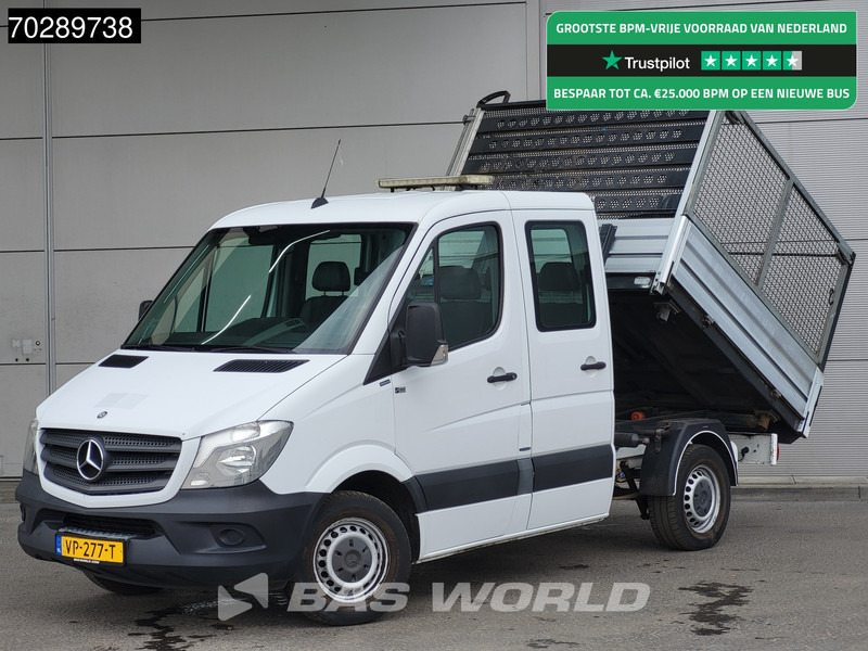 Mercedes-Benz Sprinter 310 CDI Automaat 3 zijdige Kipper Dubbel Cabine Trekhaak Tipper Benne Open laadbak Airco Trekhaak - Бус самосвал: снимка 1 Mercedes-Benz Sprinter 310 CDI Automaat 3 zijdige Kipper Dubbel Cabine Trekhaak Tipper Benne Open laadbak Airco Trekhaak - Бус самосвал: снимка 1