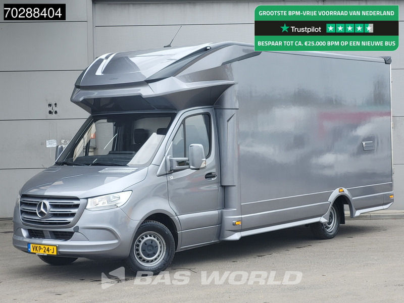Лекотоварен автомобил фургон Mercedes-Benz Sprinter 316 CDI 20729km! Automaat Lowliner Bakwagen Navi Airco Cruise Camera MBUX Plancher Foodtruck Camper Kampeerwagen 24m3 Airco Crui: снимка 1