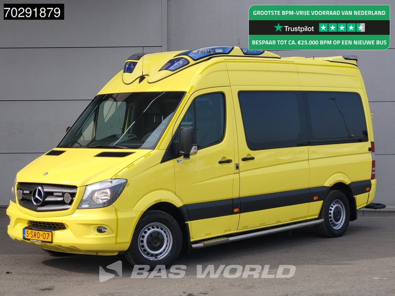 Mercedes-Benz Sprinter 319 CDI Marge! 3.0L V6 Automaat 2x Schuifdeur Airco Cruise Euro6 Krankenwagen Rettungswagen 8m3 Airco Cruise control - Линейка: снимка 1 Mercedes-Benz Sprinter 319 CDI Marge! 3.0L V6 Automaat 2x Schuifdeur Airco Cruise Euro6 Krankenwagen Rettungswagen 8m3 Airco Cruise control - Линейка: снимка 1
