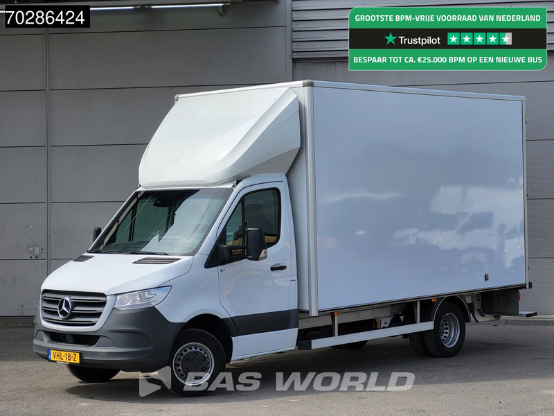 Mercedes-Benz Sprinter 514 CDI Automaat Bakwagen Dubbellucht Achterdeuren Navi Airco Cruise Carplay MBUX Euro6 Meubelbak Koffer 23m3 Airco Cruise contr - Лекотоварен автомобил фургон: снимка 1 Mercedes-Benz Sprinter 514 CDI Automaat Bakwagen Dubbellucht Achterdeuren Navi Airco Cruise Carplay MBUX Euro6 Meubelbak Koffer 23m3 Airco Cruise contr - Лекотоварен автомобил фургон: снимка 1